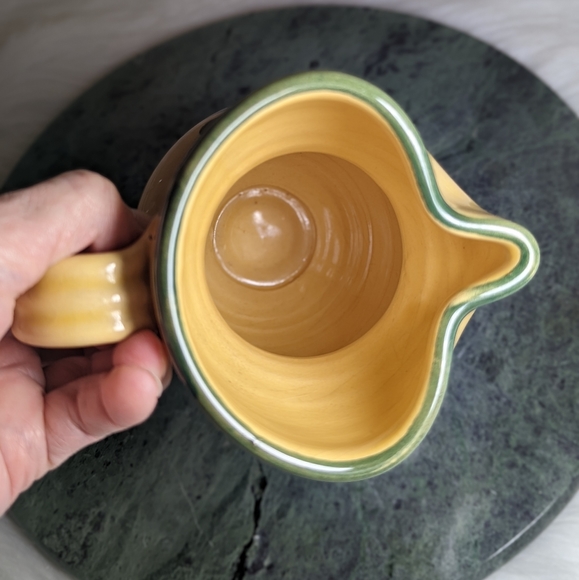 Lamas Made In Italy Hand Painted Water Milk Pitcher Vintage Majolica - Picture 8 of 10